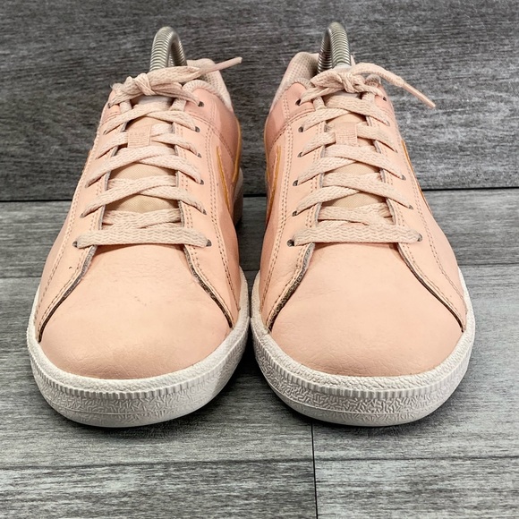 Nike Court Royale Coral Pink Womens 8 Tennis Shoes Preowned 749867-604 Leather - Picture 3 of 14